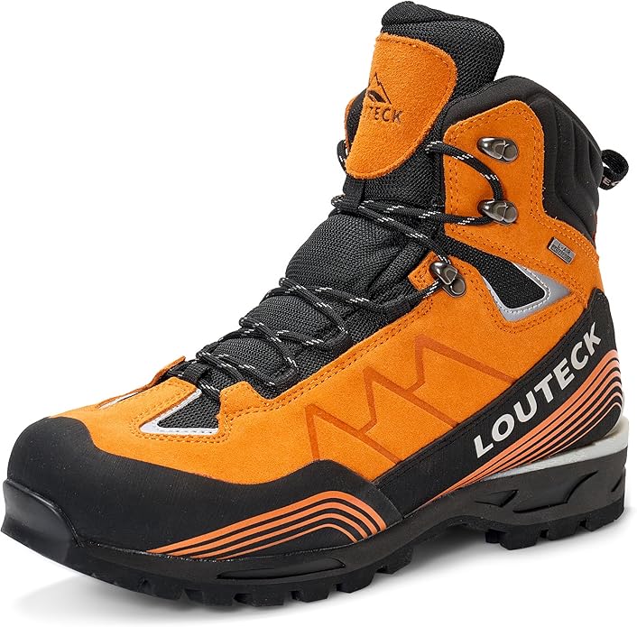Louteck Men's Hiking Boots – Durable and Comfortable Men's Climbing Boots