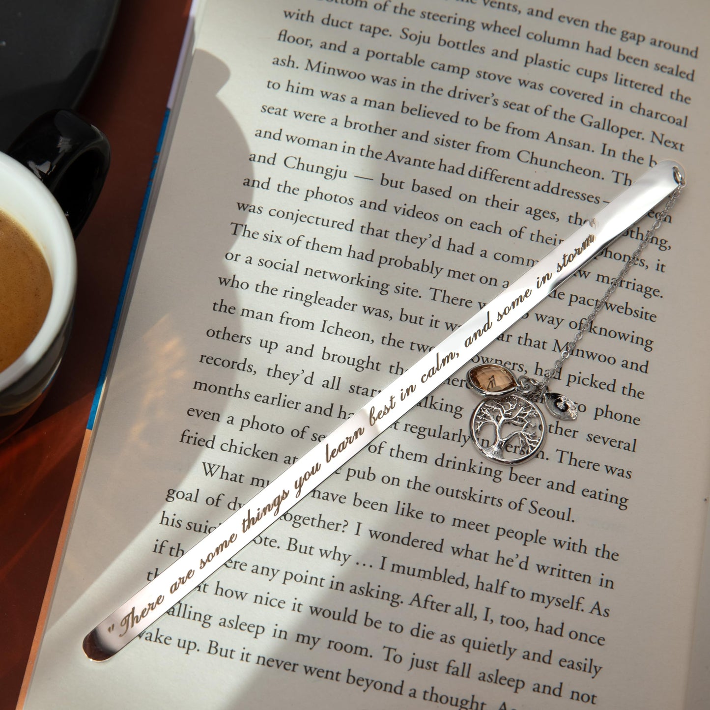 Personalized Bookmark, Birthstone, Initial, and Tree of Life Charm, Custom Birthday Gift for Book Lovers, Mom, Grandma, Graduation Gift for Her – BM