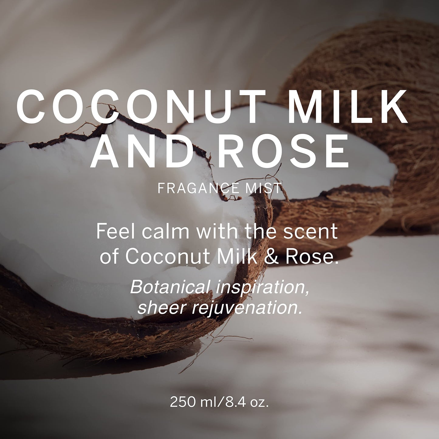 Victoria's Secret Coconut Milk and Rose Body Mist for Women, Feel Calm Women’s Fragrance, 250 ml / 8.4 oz