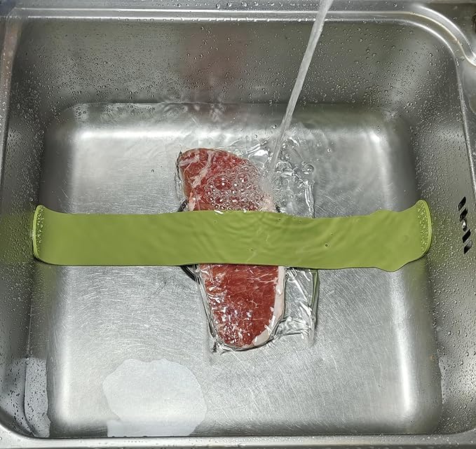 Thaw Belt(Green) - Thaws frozen meat Faster & 100% Safer - Thaws in minutes instead of hours
