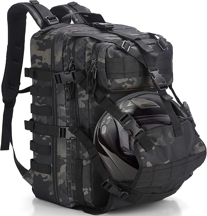 YOUNGOA Motorcycle Helmet Backpack Bag for Men with Hard Hat Carrier/Storage, Riding Backpack, Motorcycle Accessories/Gifts