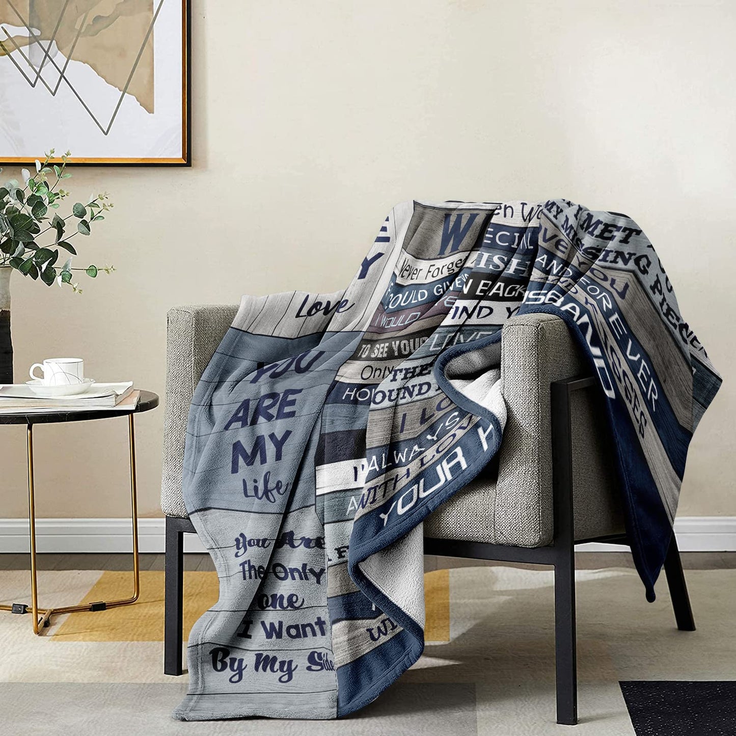Yamco Wife Gifts - Birthday Gifts for Wife - I Love You Romantic Blankets 60"x50" - Top Wifey Gift for Birthday - Best Anniversary Presents for Women - Cool Mothers Day Anniversary Ideas from Husband