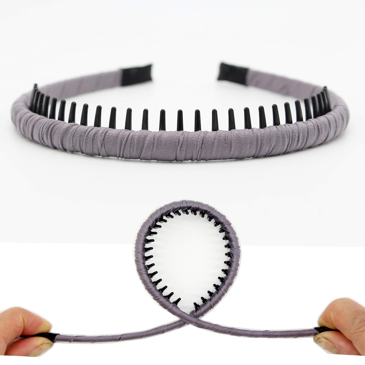 JOBAND Comfy headbands for women fashion short hair band teeth hair headband comb Hair Hoop Hairbands Non-slip Hair Accessories