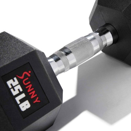 Sunny Health & Fitness Core Fit Hex Style Dumbbell 6.8 KG / 15 LBS (Pair) - SF-DB03-15
