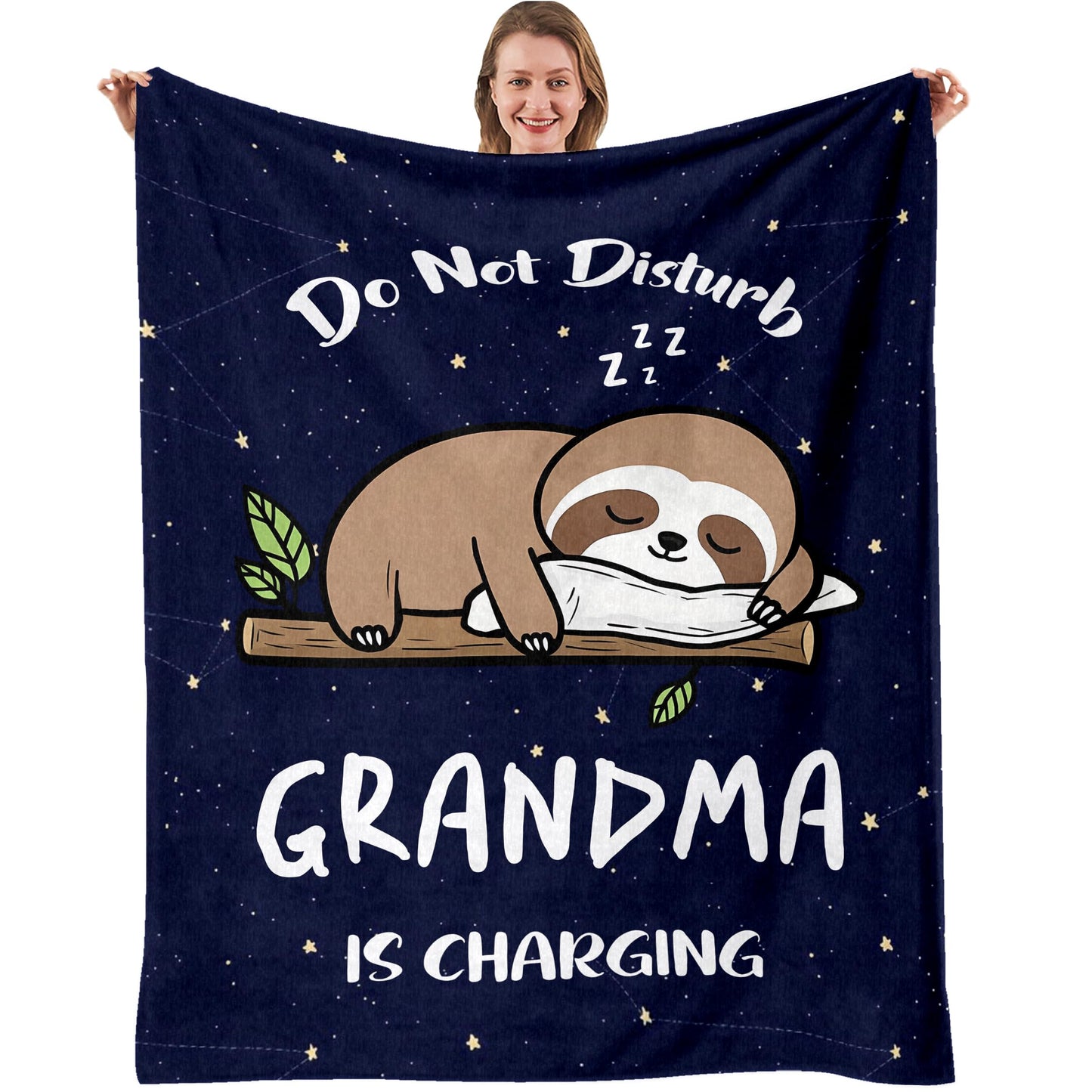 Grandma Gifts Blanket, Best Grandma Birthday Gifts Ideas, Great Gifts for Grandma, Grandmother Nana Gifts from Grandkids on Mothers Day Christmas Throw Blanket 50" x 60"