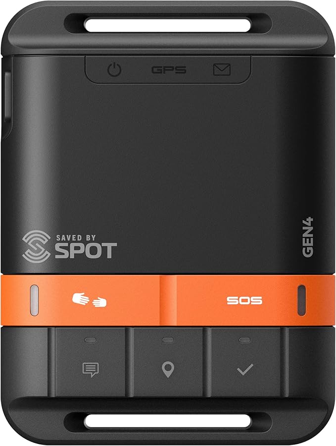 Spot Gen 4 Satellite GPS Messenger | Handheld Portable GPS Messenger for Hiking, Camping, Outdoor Activities | Globalstar ...