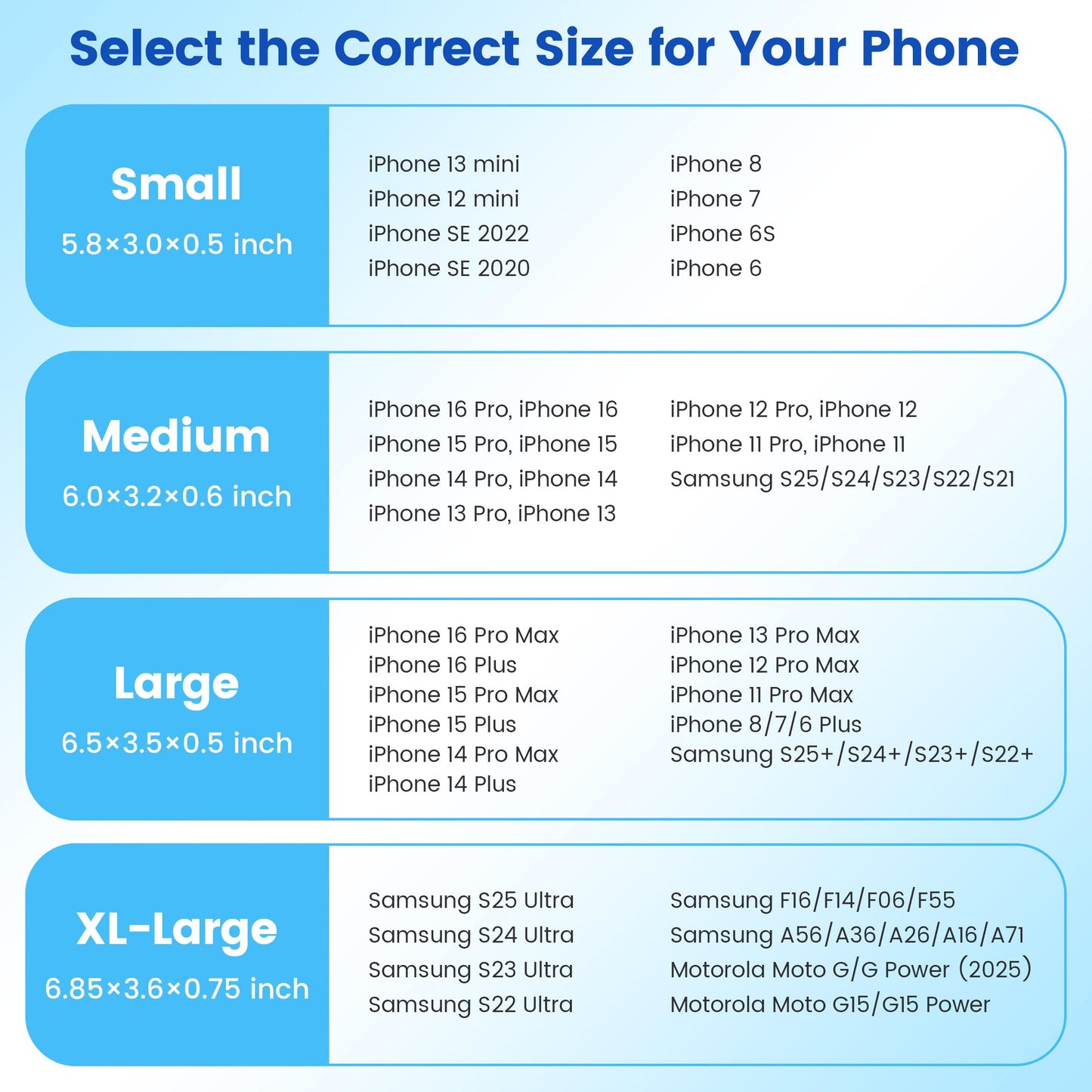 Mopaclle Phone Holster For Iphone 16 Pro Max,15 Pro Max 15 Plus, 14 Pro Max 13 Pro Max, 12 Pro Max 11 Pro Max, 8 Plus, Premium C