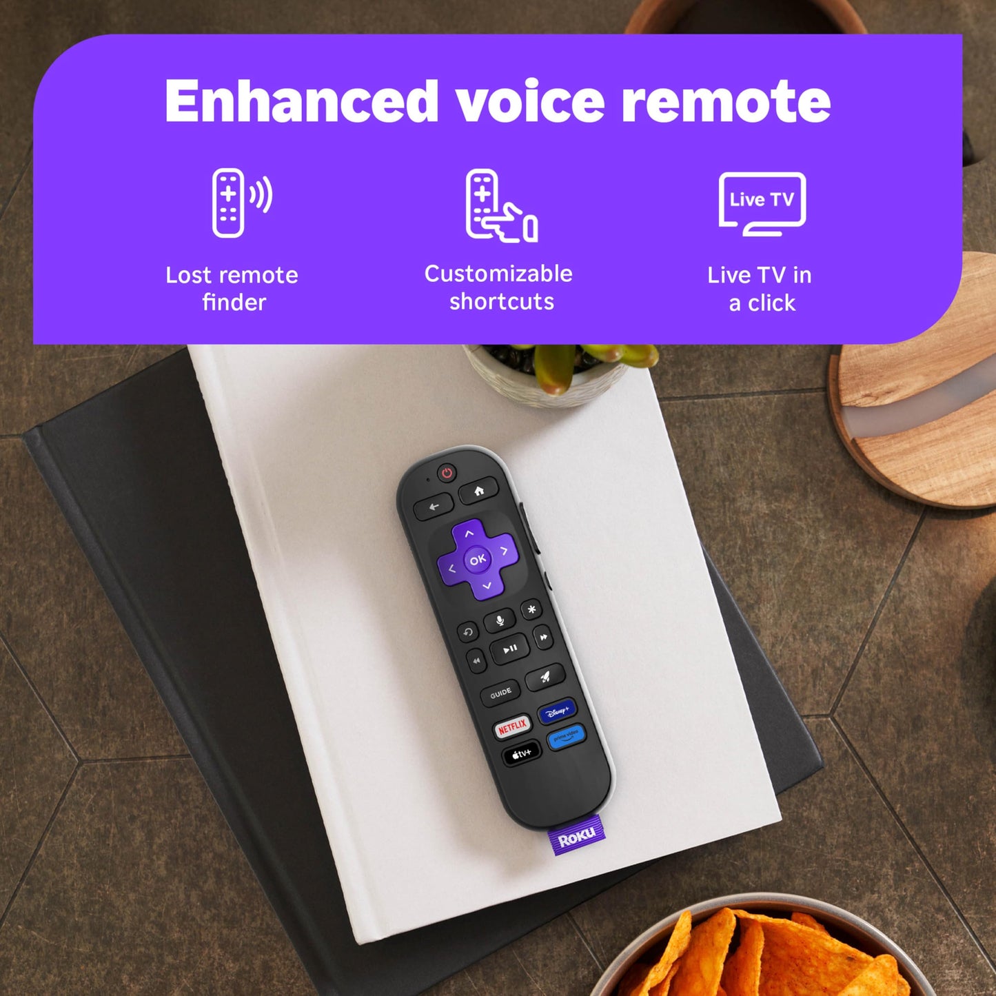Roku Smart TV 2026 – 75-Inch Select Series, 4K QLED TV – Roku TV with Voice Remote – Flat Screen QLED Television with Wi-Fi for Streaming Live Local News, Sports, & Movies – Bluetooth Headphone Mode