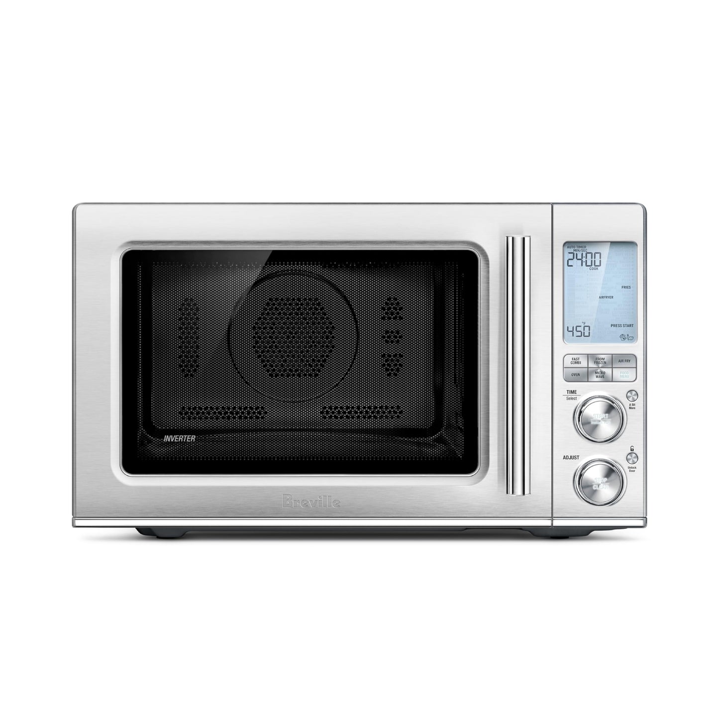 Breville BMO870BSS Combi Wave 3-in-1 Microwave, Air Fryer and Convection Oven, Brushed Stainless Steel