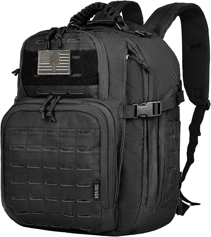 AZULDEZ Military Tactical Backpack for Men, 40L Molle EDC Daypack Work Backpack for Trekking, Army 3 Days Assault Pack & B...