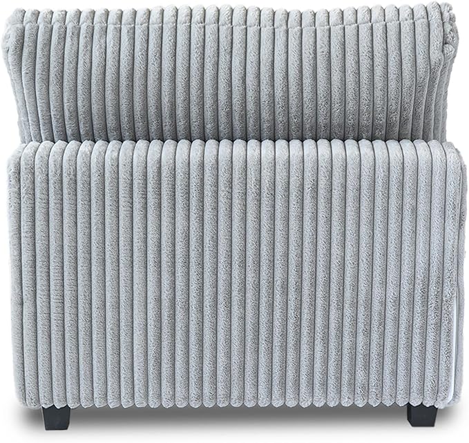 WJShome Cloud Modular Sectional Sofa, Plush Sofas for Living Room,39.37inch Middle Seater,Grey