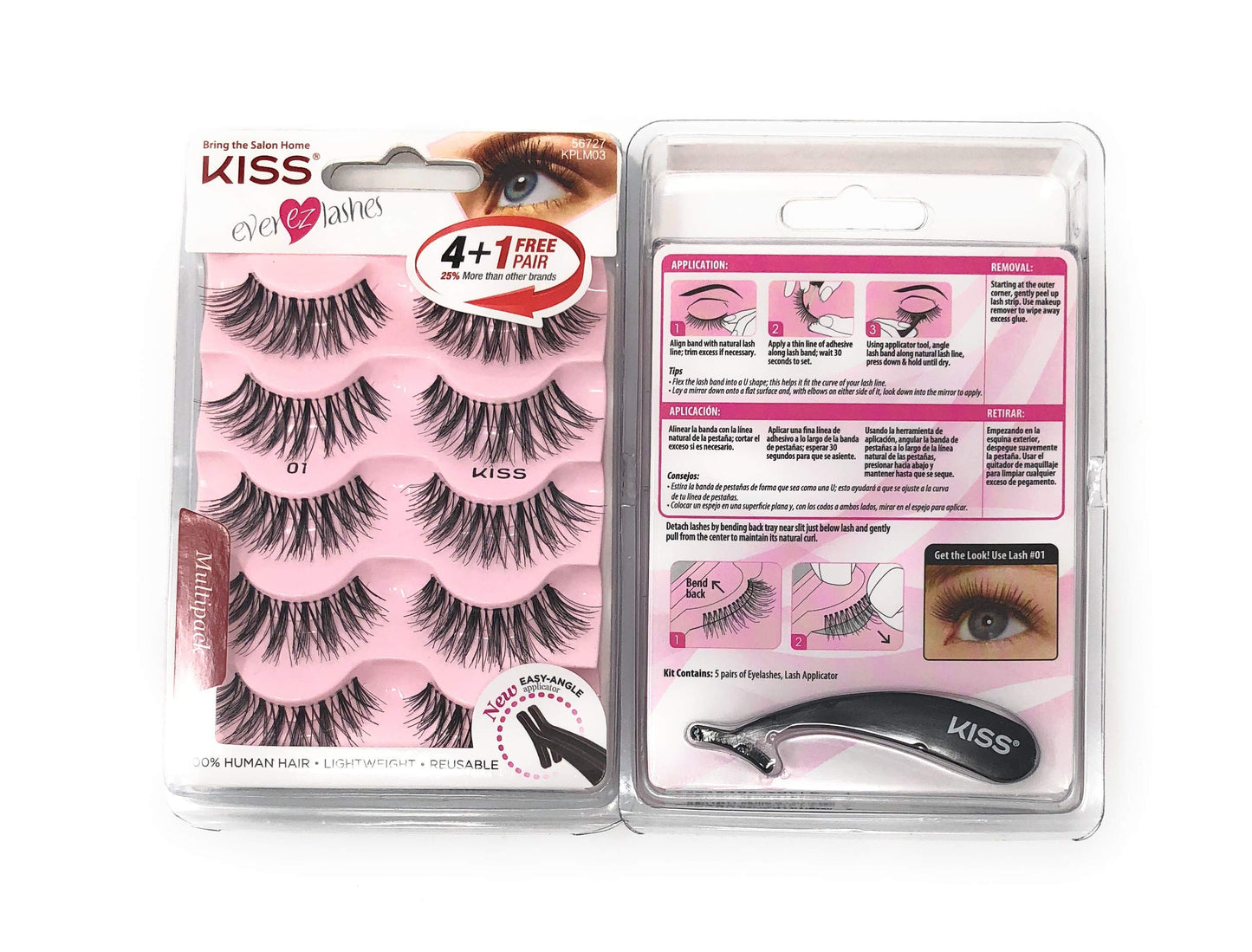 Kiss So Wispy 01 5 Pairs (Pack of 2)