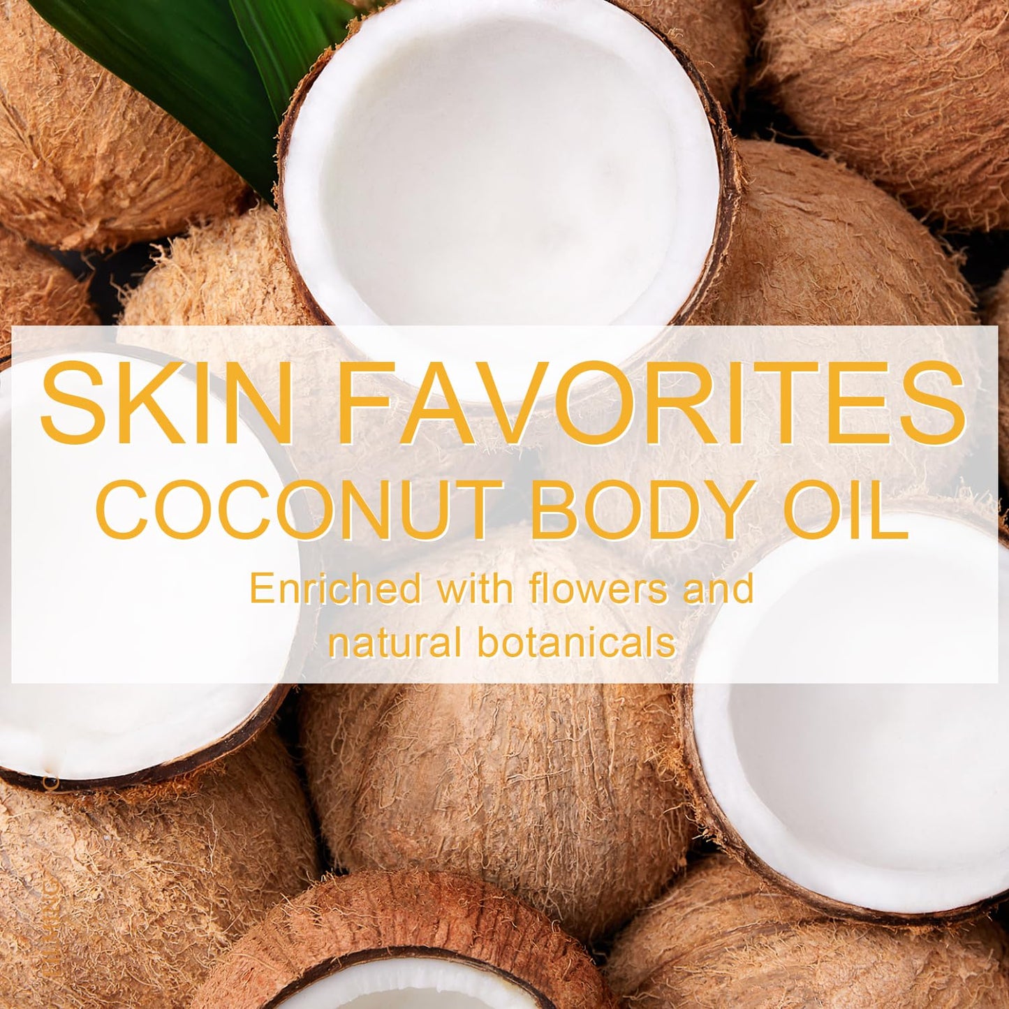 Body Glow Oil, SPF 45 PA+++, Sunscreen Body Oil with Rose Gold Mica, Moisturizing Coconut with Vitamin E, Glow Moisturizer, Ligh