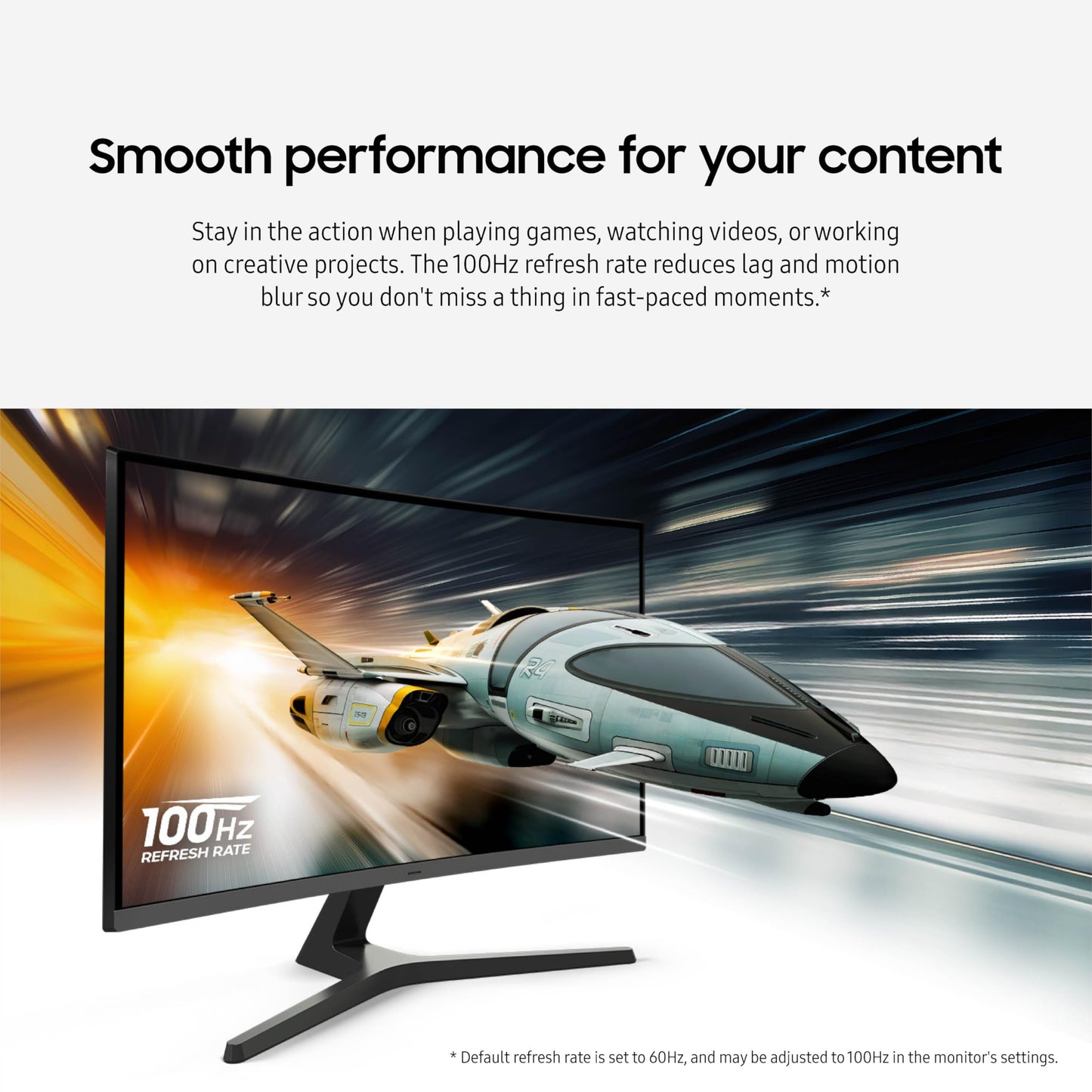 Samsung 32-inch S3 (S39GD) FHD 100Hz Curved Monitor, Game Mode, Eye Saver Mode, Multiple Connectivity with HDMI Port, Built-in Speakers, LS32D39DGANXZA, 2025