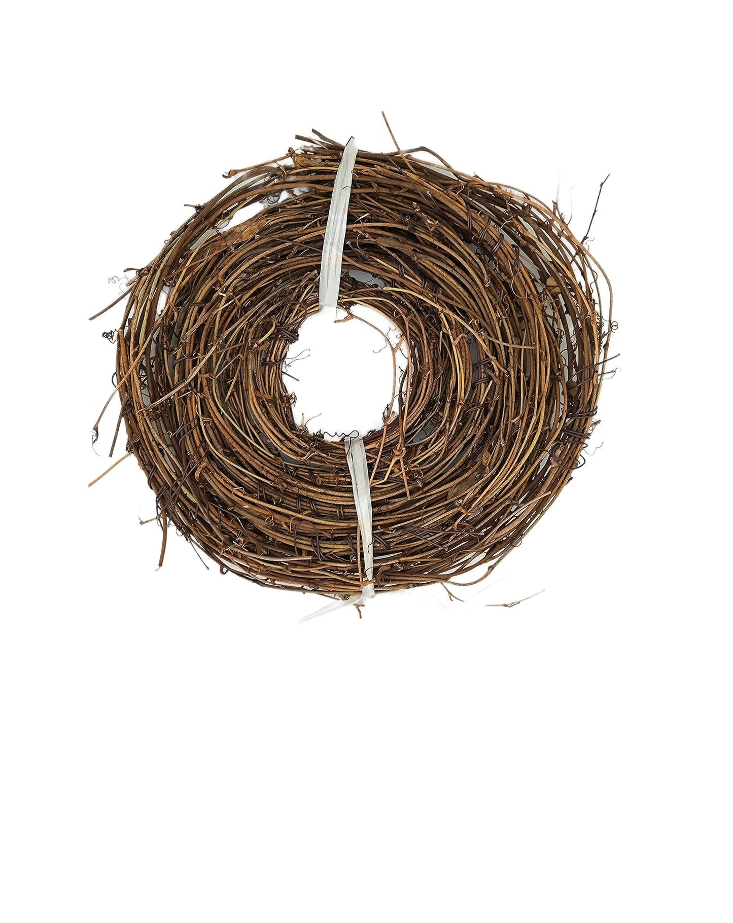 DIY Crafts Natural Grapevine Twig Garland Wreaths Decor 15-Feet for Wedding House Holiday Door Wall Decor (2PCS Green)
