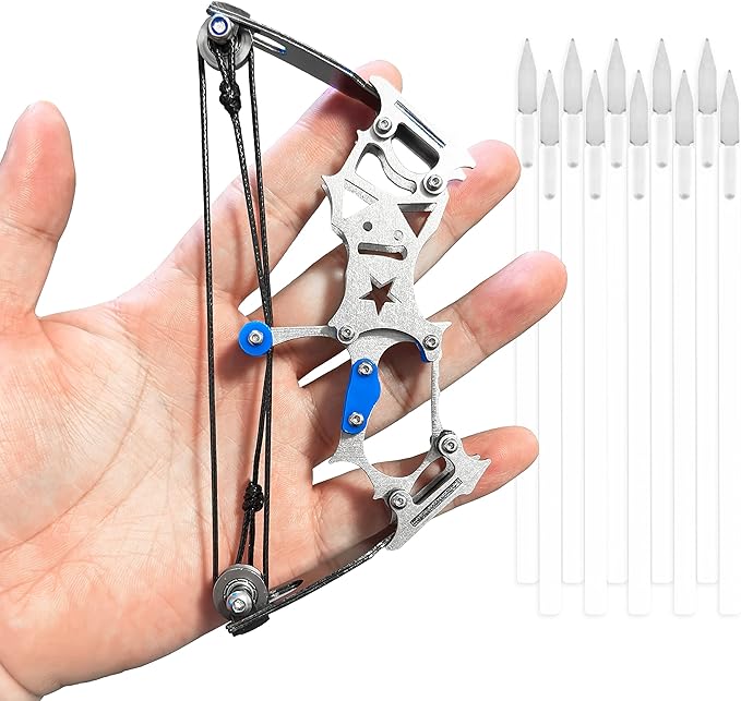 Archery Bow Set Left and Right Hand Compound Bow Hunting Bow Metal Material Catapult RH/LH for Practice Archery