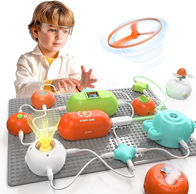 Science Kits for Kids - STEM Kits for Kids, Electronics Exploration Kit, Over 420 Projects, 35 Circuit Parts, STEM Educati...