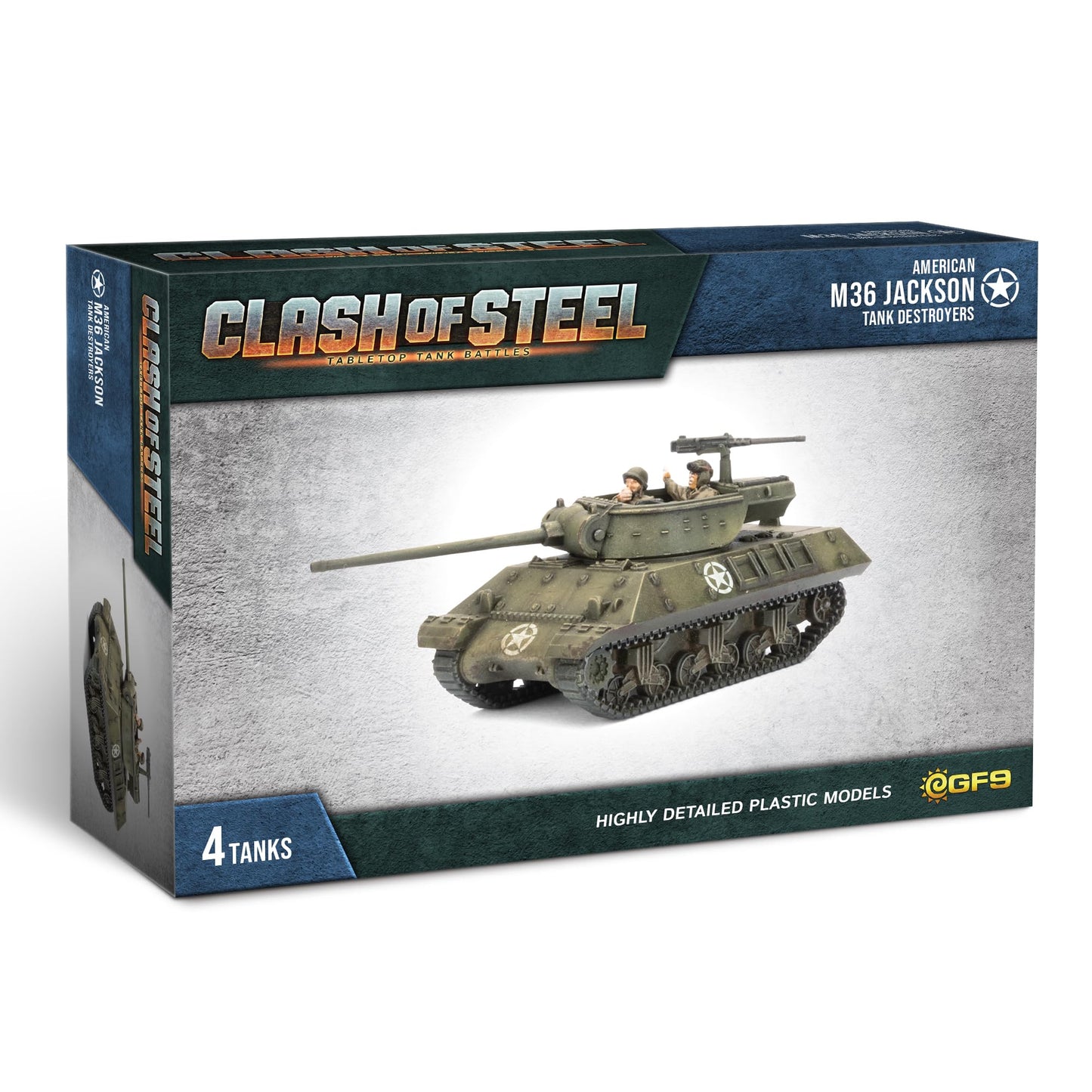Gale Force Nine - Clash of Steel - M36 Jackson Tank Destroyers