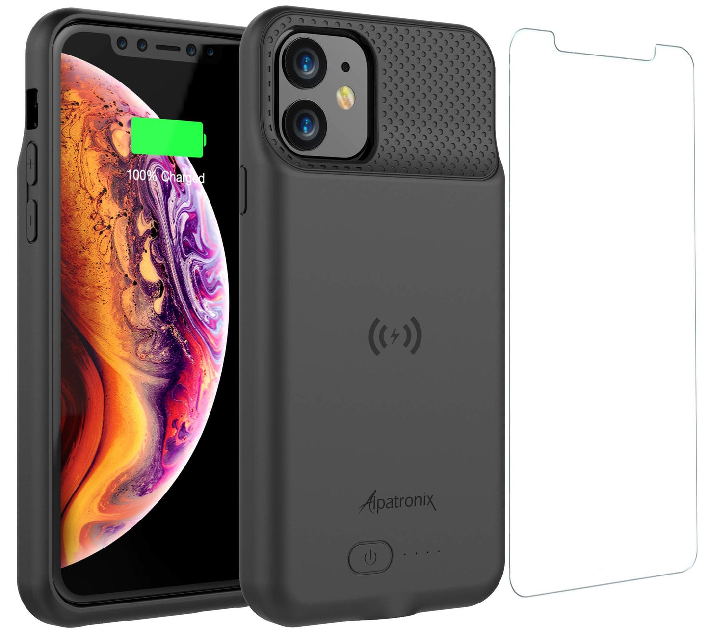 Alpatronix Battery Case For Iphone 11 And Iphone Xr Battery Case, Bx11 5500Mah Slim Portable Protective Extended Charger Cover W