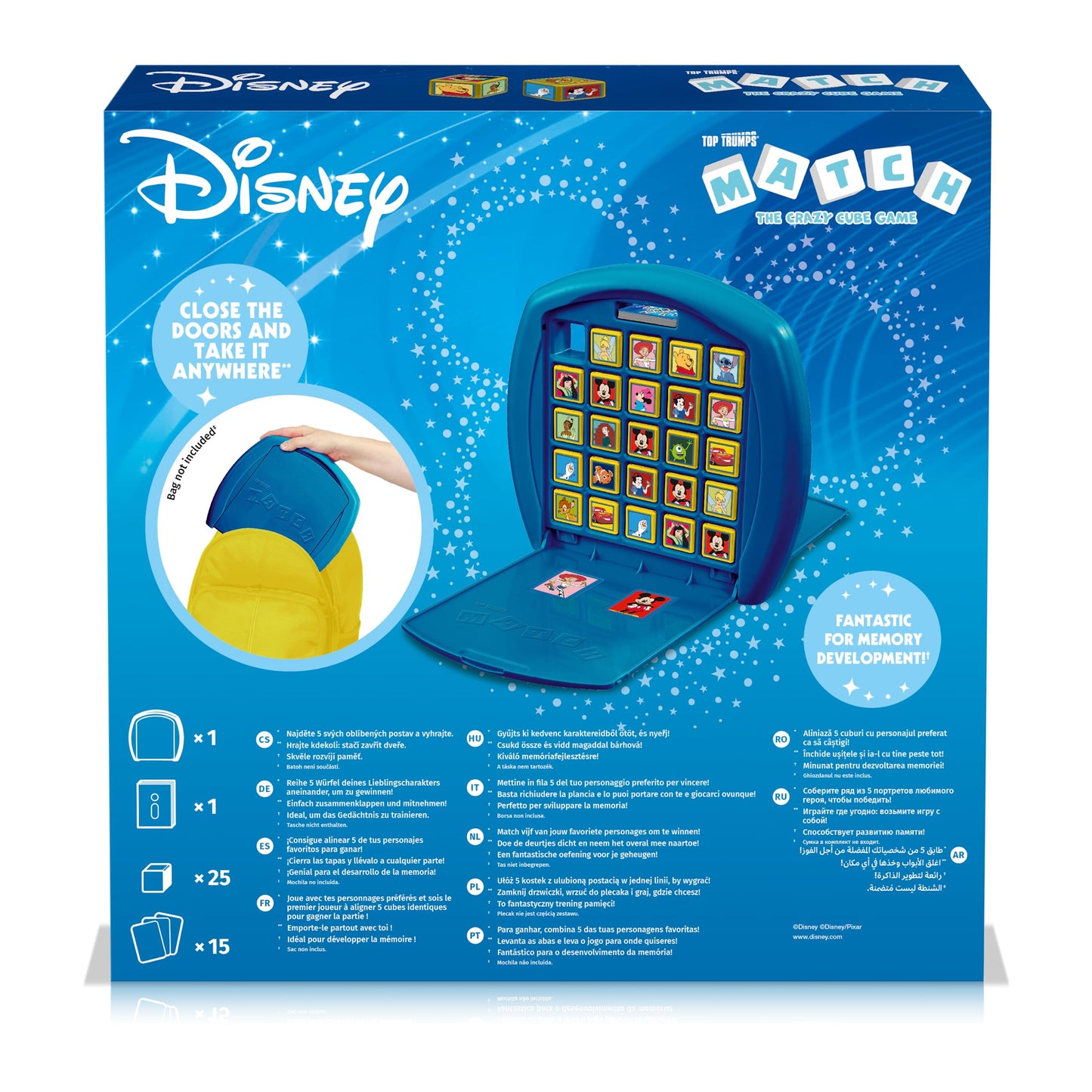 Top Trumps Match Game Disney - Family Board Games for Kids and Adults - Matching Game and Memory Game - Fun Two Player Kids Games - Memories and Learning, Board Games for Kids 4 and up