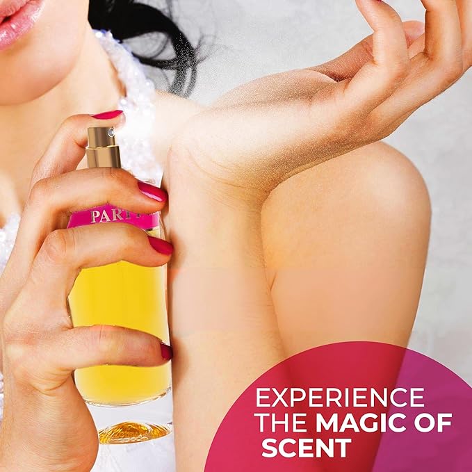 4-Piece Women's Perfume Set with 10ml Rollerball, EDP Collection, Variety of Fragrances,Long Lasting Fragrance (Sexy for women/Kiara Mango Punch/Kiara pink/PARTY GIRL)