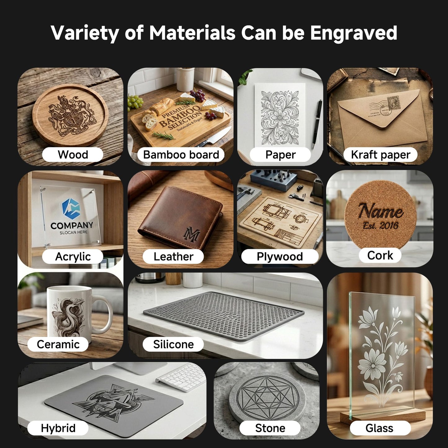Artilume T1 Laser Engraver 7000mW, APP Control, Foldable Design Laser Engraver and Cutter Machine, 200*150mm Working Area Portable Engraver for Wood Leather Acrylic, Best for Beginners Small Business