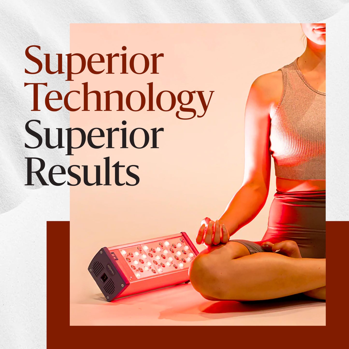 Clearlight RED Light Therapy Personal Tower - Red & Near-Infrared 650nm & 850nm Wavelengths - Pain Relief, Skin Rejuvenation, Muscle Recovery & Skin Vitality - Saunas Infrared Light Therapy with Stand