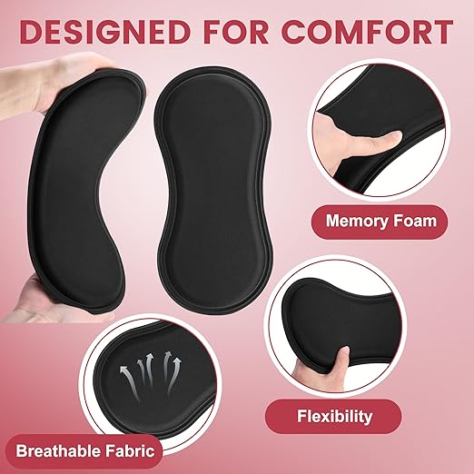 Wehhbtye 4Pcs Post Surgery Lipo Foams, Abdominal Side Compression Board, 11.8'' x 5.5'' Black Lipo Foam Lateral Protector for Post Surgery Recovery Waist Filling Skin Anti-Sagging