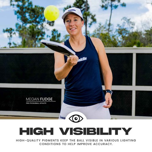 Franklin Sports X-40 Yellow Outdoor Pickleballs - USAPA Regulation Size - 36 Pack Bulk Set
