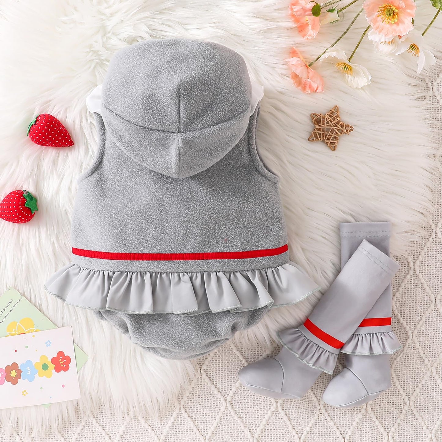 Cevoerf Clown Costume for Baby Girl Boy Halloween Costumes Joker Costume Romper Infant Baby Halloween Outfit 3 6 12 18 Month (Gray, 0-6M)