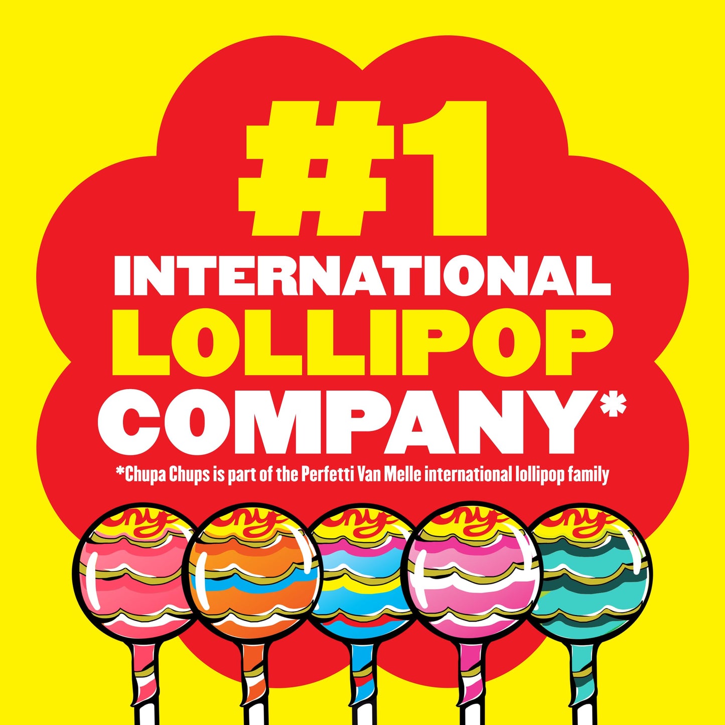Chupa Chups Classic Bulk Lollipop Assortment, 7 Flavors, Individually Wrapped Candy for Kids (1000 Suckers)