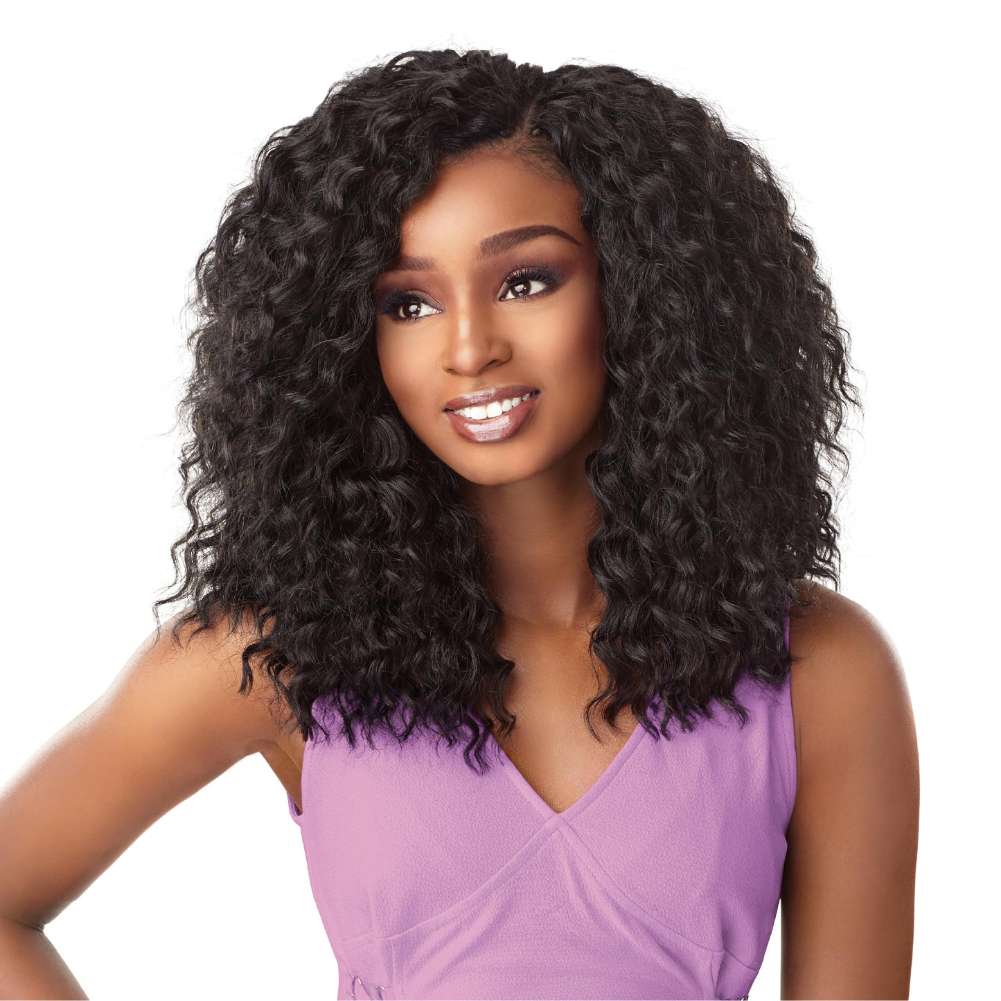 Sensationnel Lulutress Crochet Braiding Hair - 12 Inch Synthetic Locs Twists, T1B/BG, Model 803868562020