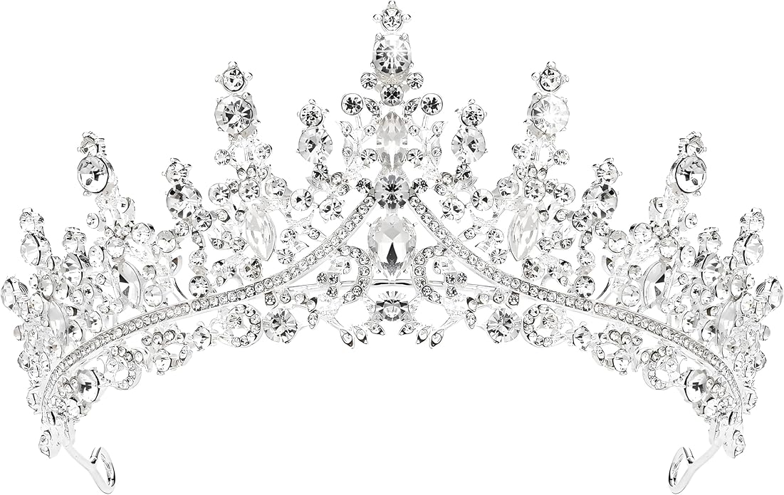 Sparkling Crystal Tiaras & Crowns for Women - Perfect for Weddings, Proms, Birthdays & More Special Occasions