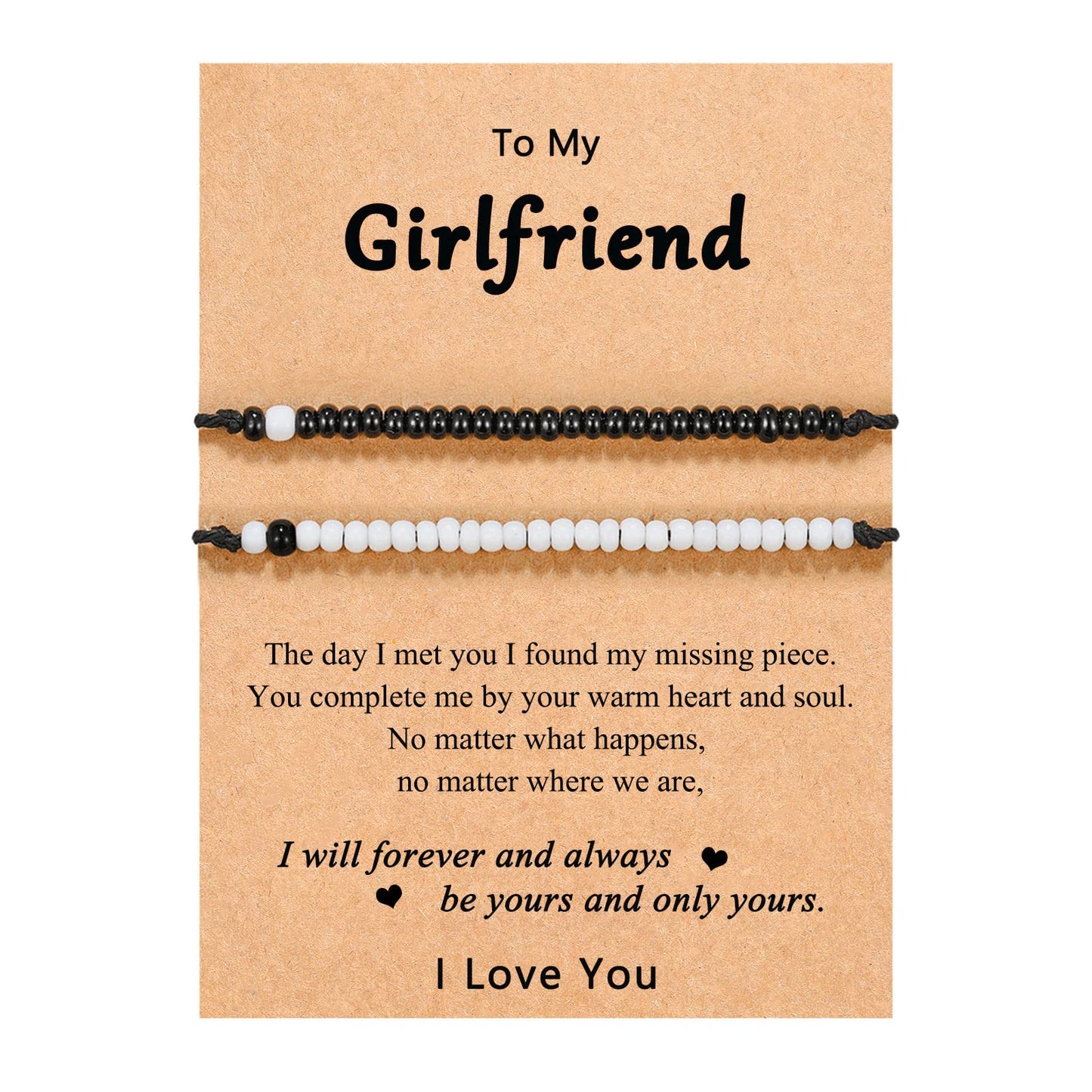UNGENT THEM Gifts for Her Girlfriend Valentines I Love You Anniversary Birthday Romantic Gf Bracelet