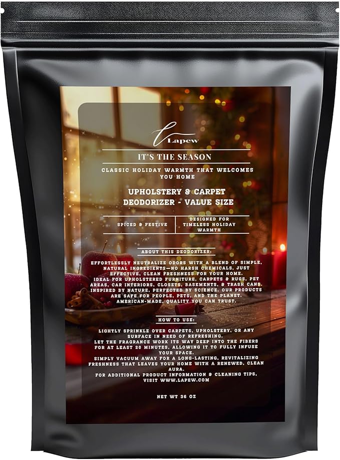 It's The Season Carpet Freshener Powder Value Size 36 oz | Powerful Odor Eliminator for Home | Upholstery Deodorizer | Carpet Deodorizer | Cat Litter Box