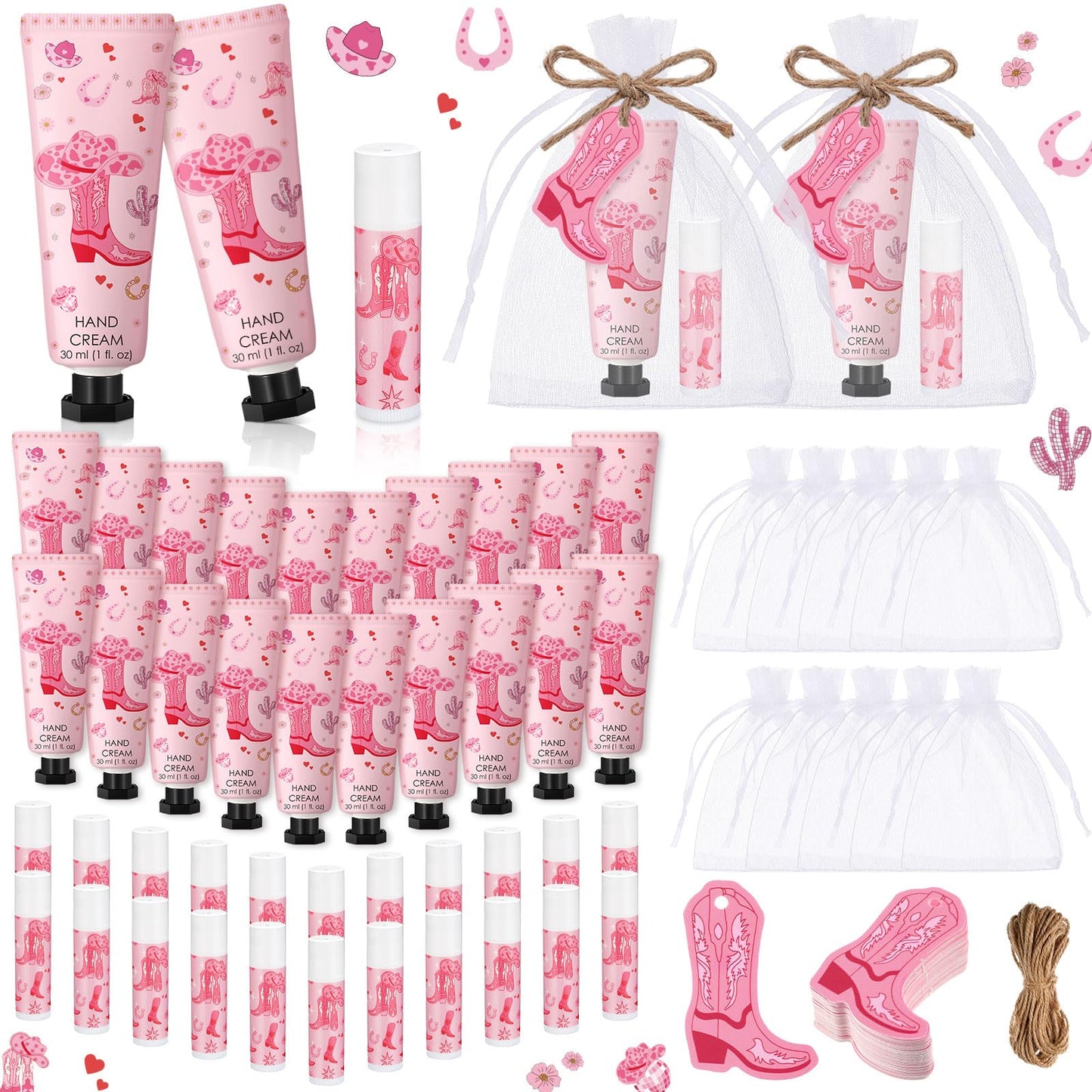 Swiffen 48 Sets Cowgirl Party Favors Western Theme Party Gifts for Guests Disco Cowgirl Boots Bachelorette Baby Bridal Shower Gi