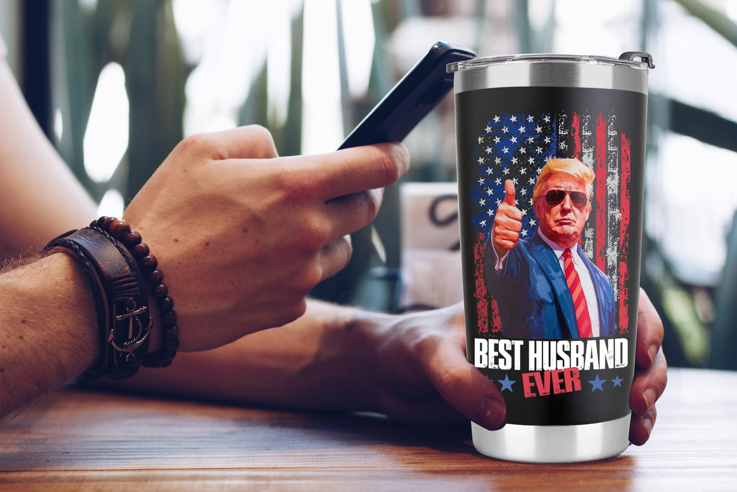 ForGreetMe Gift for Husband from Wife, Wedding Anniversary, Husband Birthday Gift Ideas, Gifts for Birthday, Fathers Day, Christmas, Romantic I Love You Gifts, 20oz Coffee Tumbler
