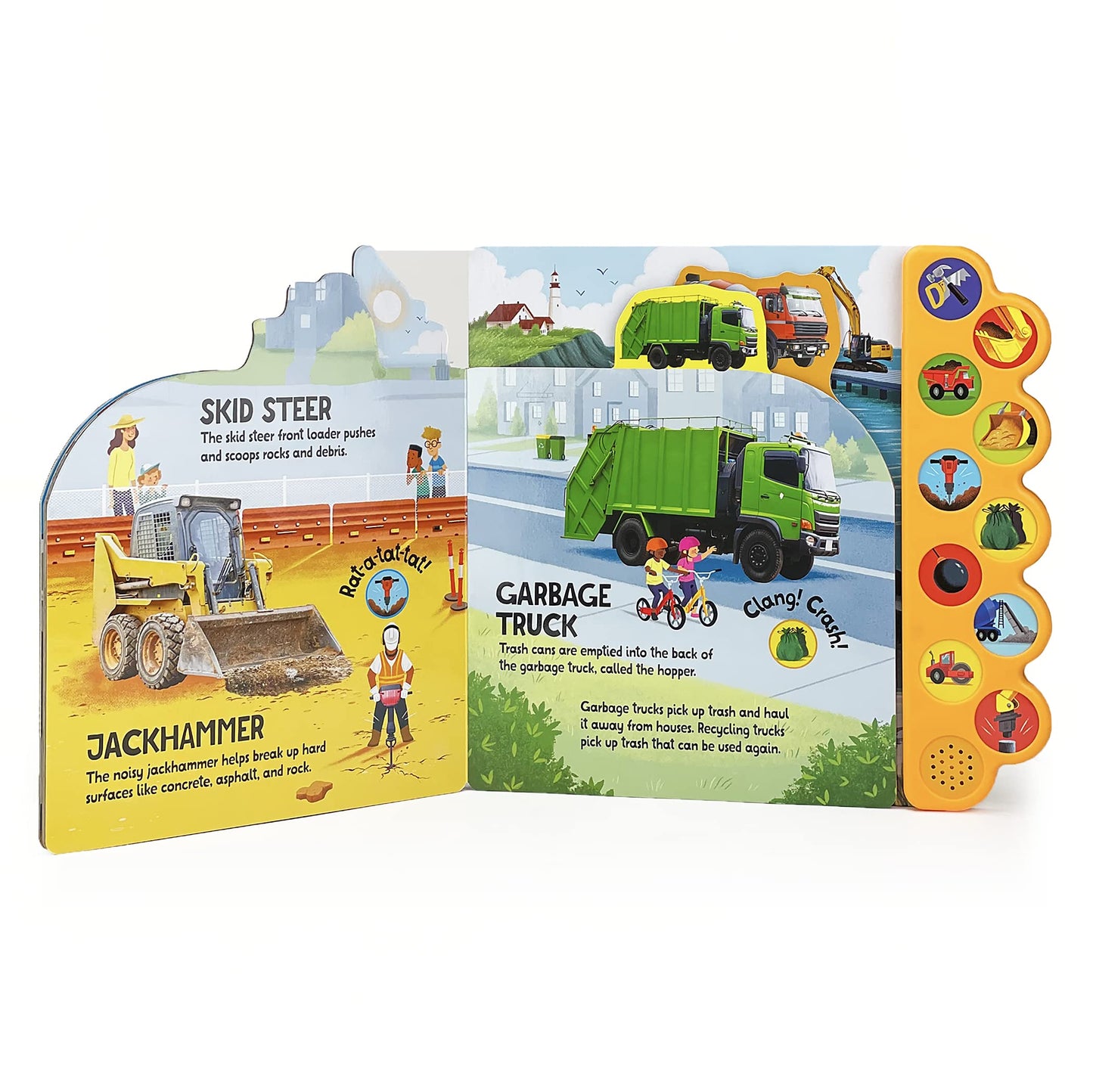 Dig It! Dump It! Build It! 10-Button Sound Book for Little Construction Lovers, Ages 2-7