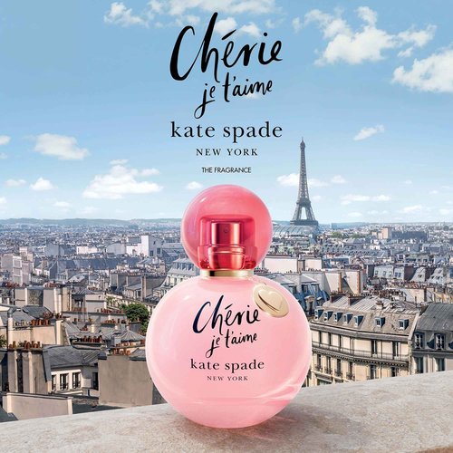 kate spade new york - Cherie Je t’aime Eau de Parfum - Women's Fragrance - White Floral & Fruity - With notes of Passion Fruit, Mimosa & Tonka - 2.0 Fl Oz