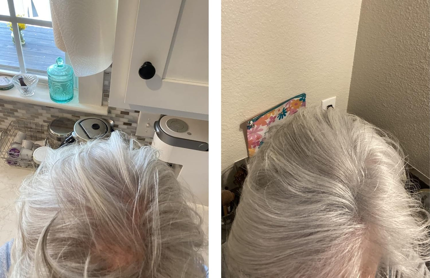 Caboki Hair Loss Concealer. All-Natural Hair Building Fiber. Make Thin Hair Look 10X Fuller Instantly. Eliminate the Appearance of Bald Spot and Thinning Hair (30G, 90-Day Supply). Silver/White