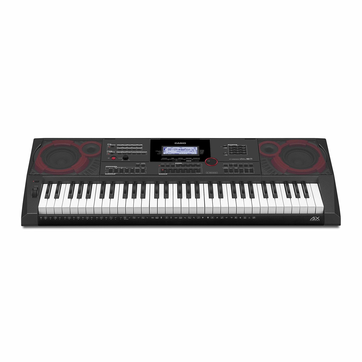 Casio Ct-X5000 61-Key Keyboard Bundle With Adjustable Stand, Bench, Sustain Pedal, Online Lessons, Austin Bazaar Instructional D