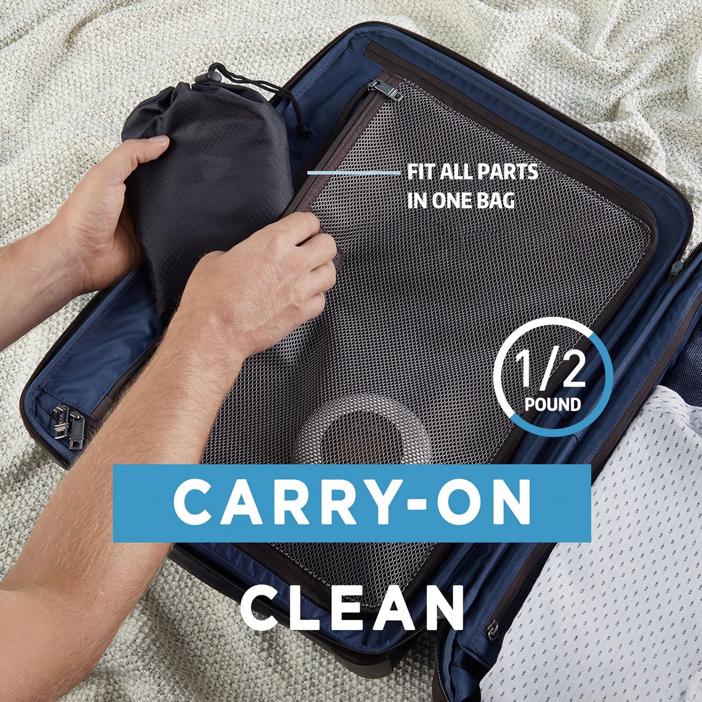 Multi-Function Cleaner Upgraded Cleaning Kit for Virtuclean Machine with 4PCS Filters | 100% Waterless | One-Step Sleep Equipment Maintenance | Easy, Efficient, and Time-Saving Operation