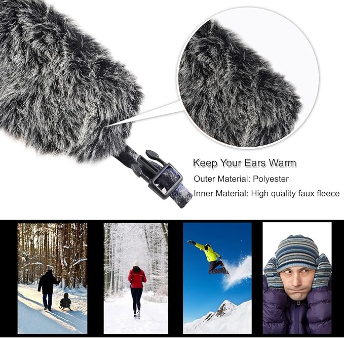 ONWAY Trapper Hat Winter Hats for Women Men with Faux Fur Ear Flaps