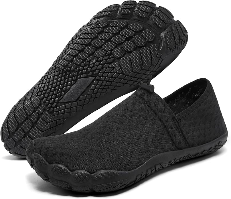 Racqua Women Men Water Shoes Slip-On Barefoot Beach Shoes Outdoor Breathable Sneakers