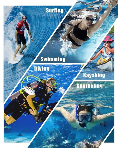 Seaskin Wetsuits for Womens 2mm Front Zip Full Body Diving Suits