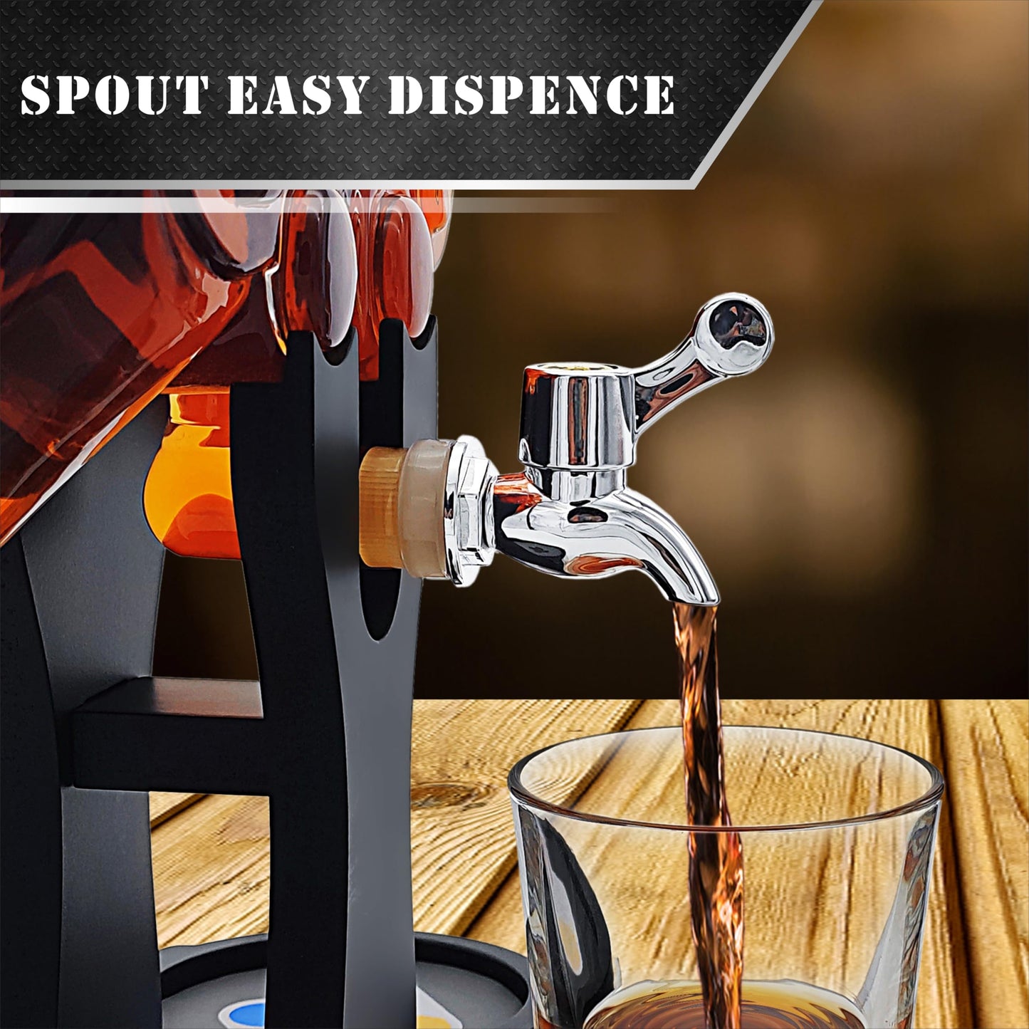 Game Whiskey Decanter Set,28oz Whiskey Decanter Sets for Men with Spout IceCube Tray,Liquor Dispenser Whiskey Gifts for Men Bourbon Gifts for Men Gamer Gifts for Boyfriend Gifts For Him Husband Dad