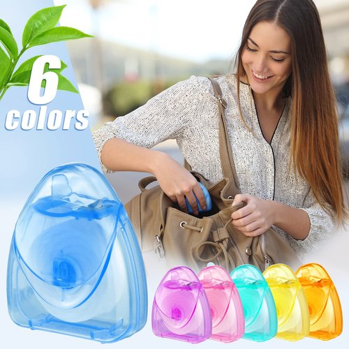 Patelai 150 Boxes Dental Floss Bulk Each 54 Yards/50 M Mint Waxed Mini Travel Size Tooth Floss Picks Pack Individually Wrapped for Adults Homeless Teeth and Gum Protection