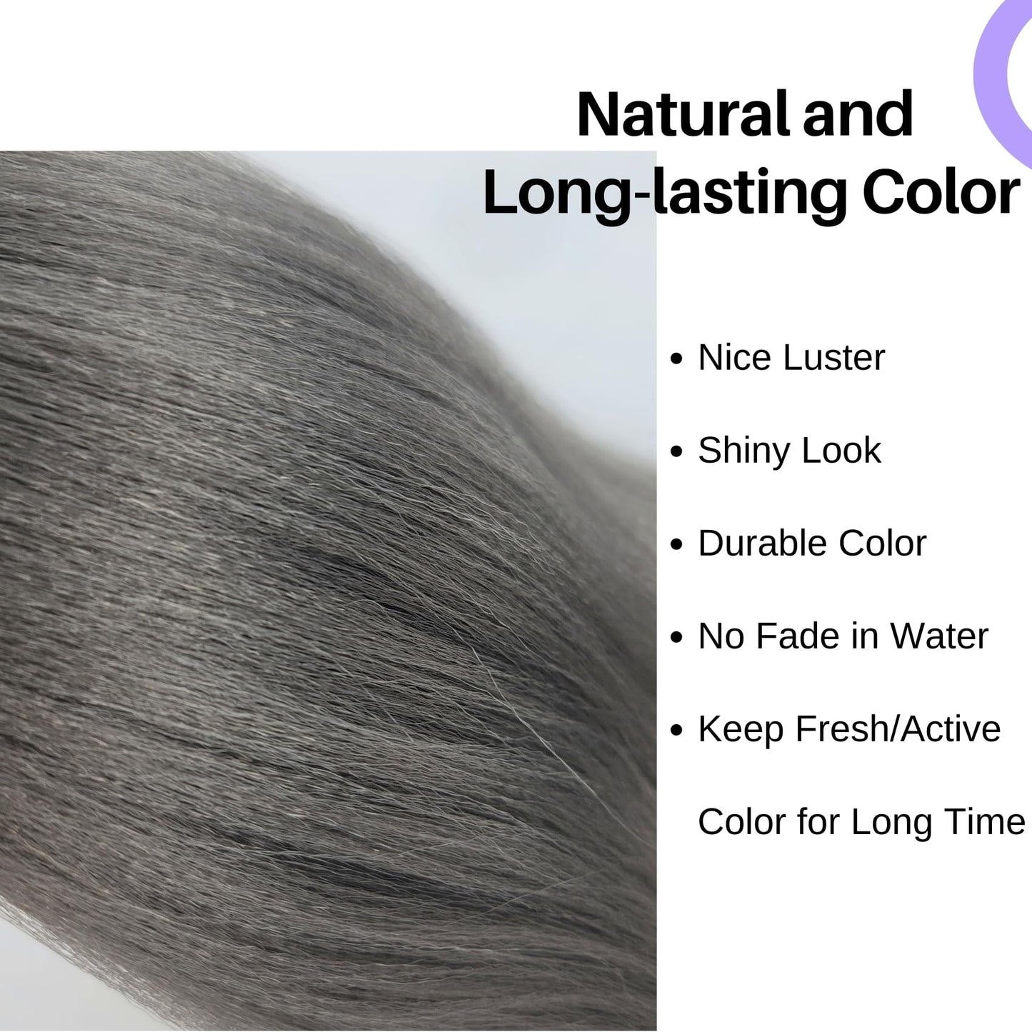 Grey Braiding Hair Pre Stretched 16 Inch Braiding Hair Short Synthetic Box Braids Hair for Braiding