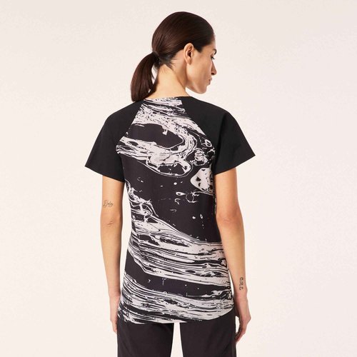Oakley Womens Seeker Airline Short Sleeve Jersey Tee Green