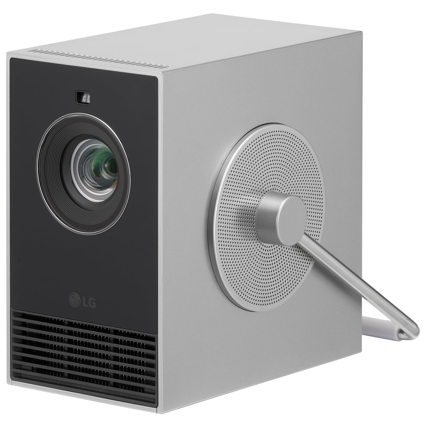 LG CineBeam Q HU710PB 4K Smart Portable Projector with Auto Screen Adjustment, Auto Focus, RGB Laser, Up to 154% DCI-P3, 450,000:1 Contrast Ratio, Built-in Speakers, HDR10, HDMI, USB, HID